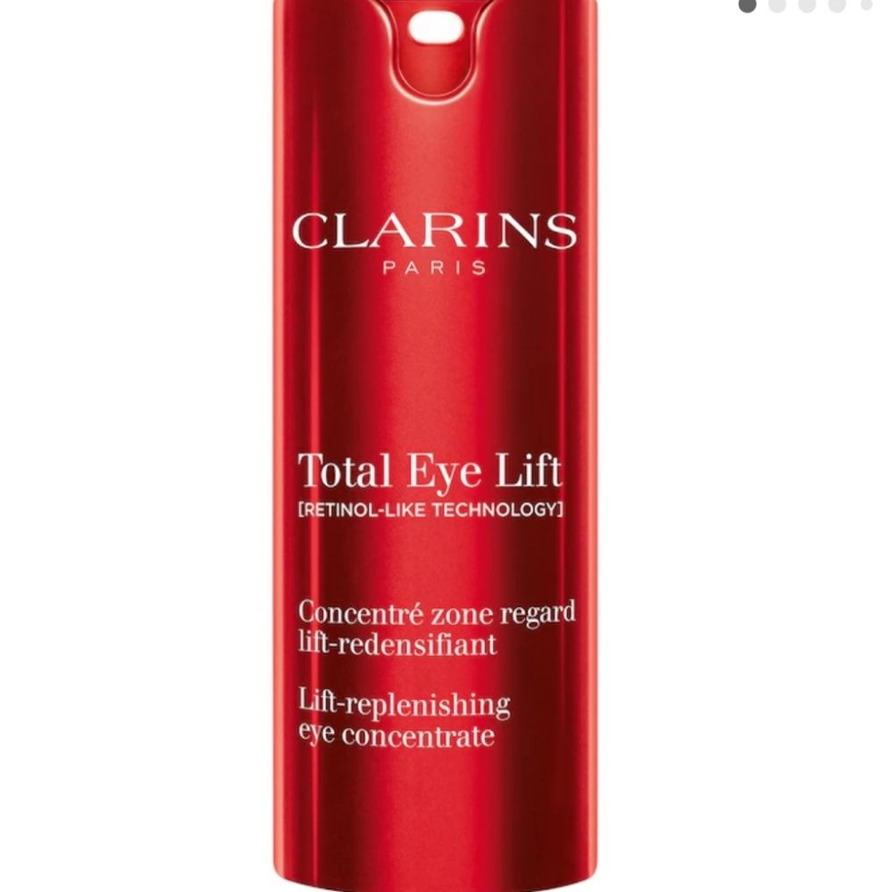 🆕 Clarins Total Eye Lift Eye Cream for Firming, Wrinkles,Vibrant Red Eye Cream